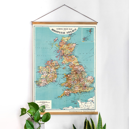 פוסטר: British Isles Map