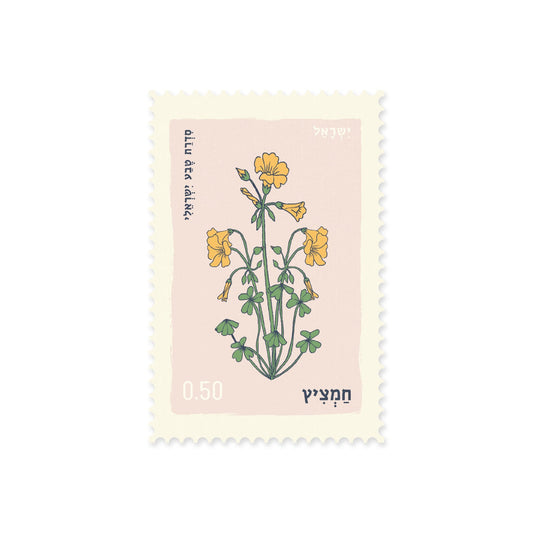 גלויה בחיתוך בול: Bermuda Buttercup חמציץ