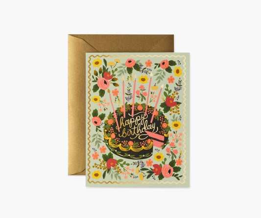 כרטיס ברכה- עוגת יום הולדת