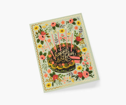 כרטיס ברכה- עוגת יום הולדת
