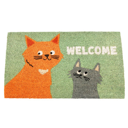 שטיח סף בדוגמת חתולים